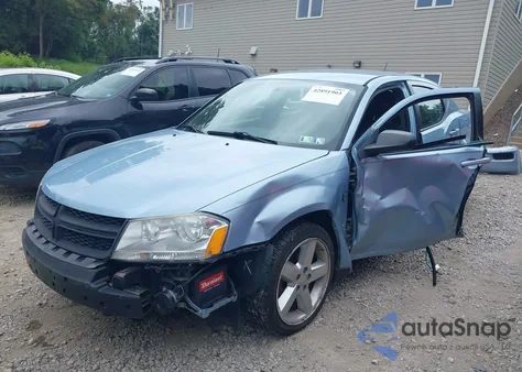 2013 Dodge Avenger Se из США, поврежденный, VIN 1C3CDZAB5DN658352